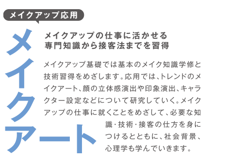 メイクアップ応用